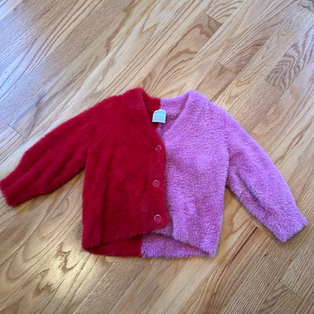 Hanna Andersson 3T Fuzzy Cardigan Sweater